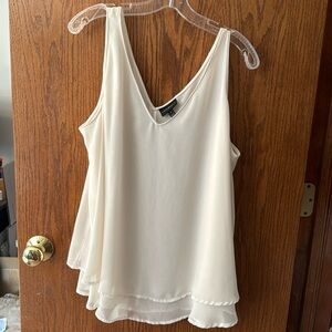 Lane Bryant cream shirt size 18